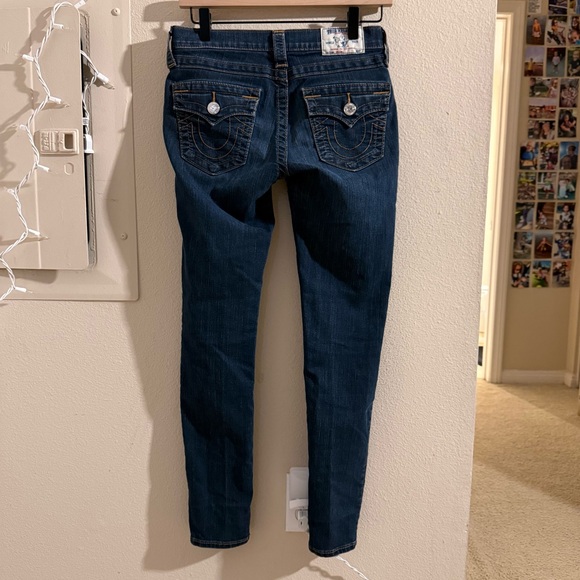 True Religion Dark Wash Skinny Jeans - Picture 5 of 11